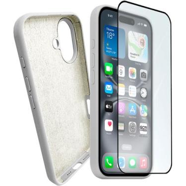 Imagem de Kit Pelicula 3d + Capa Capinha Para iPhone 16 Todos Modelos - GCM CASE