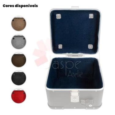 Imagem de Forração Baú Scam Alumínio Acessório Bauleto 43 Litros - Jaspe Ateliê,