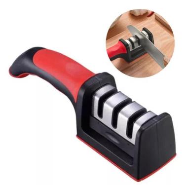 Imagem de Afiador Amolador De Facas 3 Opções De Afiar Profissional  - New, Profi