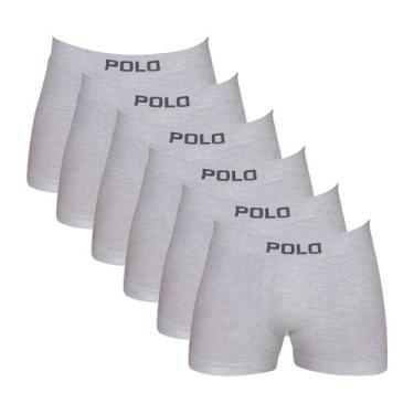 Imagem de Kit 6 Cuecas Polo 781 Algodão Boxer Sem Costura - Sortido - POLO STAR,