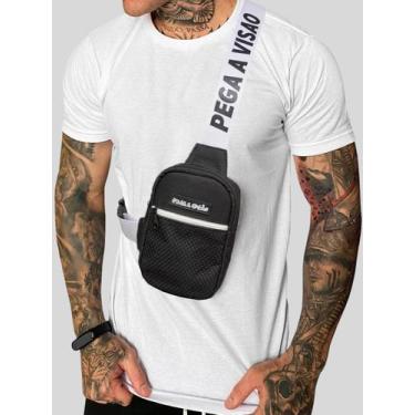Imagem de Shoulder Bag Masculina Mini Bolsa Necessaire Basica Pega a Visão, Únic