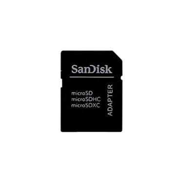 Imagem de SanDisk Adaptador de cartão de memória MicroSD para SD, preto