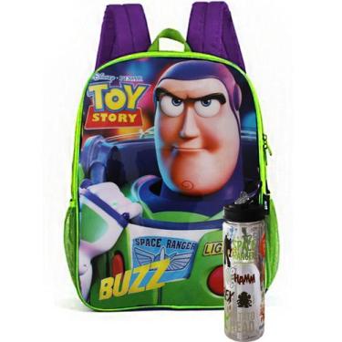 Imagem de Mochila Costas Toy Story Buzz Lightyear + Squeeze Sleeve 670 - Luxcel 