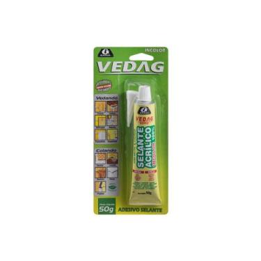 Imagem de Cola Selante Acrilico Vedag Incolor 050G Blister