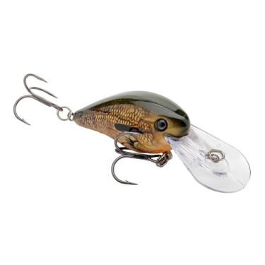 Imagem de Strike King (HCGDAWG10-697) Isca de pesca Gravel Dawg 10, Crankbait de mergulho médio, ação oscilante ampla, profundidade de mergulho de 3,5 m, tamanho 4 ganchos agudos de haste curta, laranja