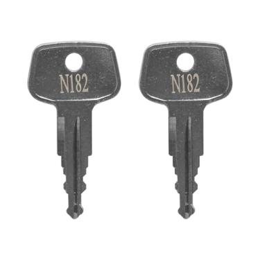 Imagem de seork Chave de substituição de rack de carro N182 (2 peças) serve para suportes de teto compatíveis com Thule, caixa de carga, transportadoras, barras transversais código N182