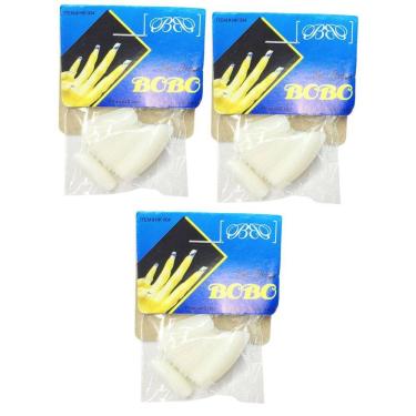 Imagem de Kit 72 Unhas Postiças Realista Bobo Branca Quadrada Premium