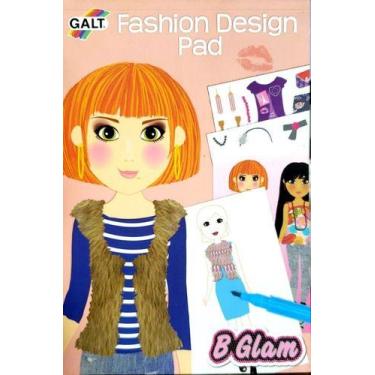 Imagem de Livro Adesivo Beauty Design Pad B Glam Galt Estilista - Mv