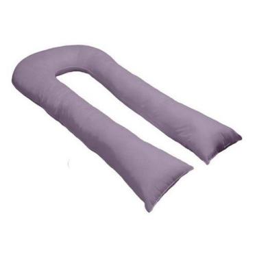 Imagem de Fronha Para Travesseiro De Corpo Gigante De Formato U 140x70 - Happy L