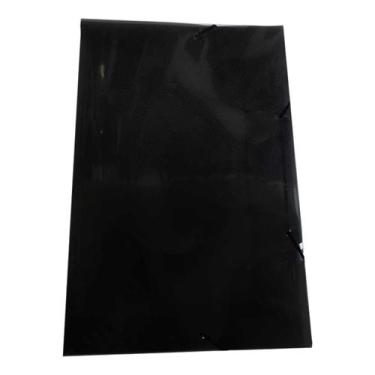 Imagem de Pasta Aba Elástico Organizadora Oficio Soft Polibras, Fumê