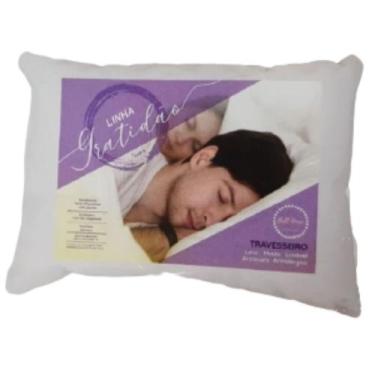 Imagem de Travesseiro Gratidão Bella Casa 700g Fibra Siliconada