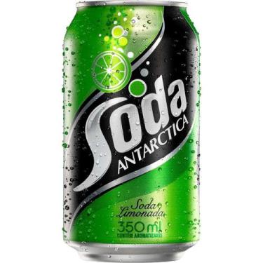Imagem de Refrigerante Soda Limonada Antarctica Lata 350ml Caixa c/ 12 un - ambe