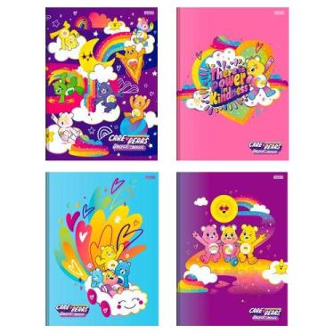 Imagem de Caderno Brochura Ursinhos Carinhosos 80F 1 Matéria Pequeno - Sd