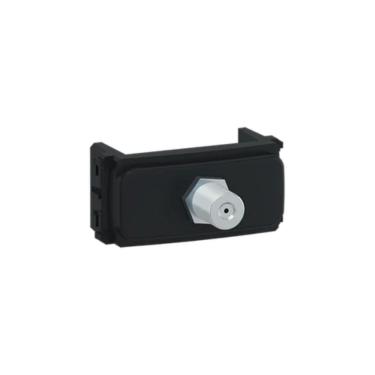 Imagem de Módulo Tomada Antena Tv 75 Ohms Preto Compose - Weg