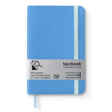 Imagem de Caderneta Pautada taccbook Azul centáurea 9x14 Flex