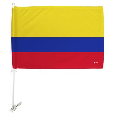 Imagem de Breeze Decor Copa América 2024 Colômbia Bandeira de Carro Bandera Para Carros De Clipe de Janela Colombiano FIFA Presentes para Fãs de Esportes Copa do Mundo 2026 Pôster de Futebol Liga Soccor,