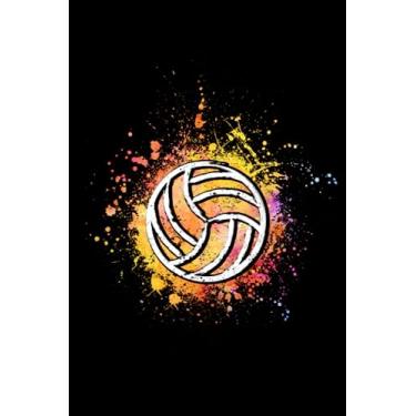 Imagem de Beach Volleyball Funny Team Sports Players Coaches Fans: Funny Volleyball Men Women Girls Youth | Dot Grid Journal, Notebook or Organizer | Notes, ... book, Scheduler, Task Checklist | 6x9 Inches