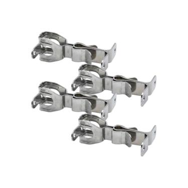 Imagem de 4 Pçs Prendedor Fixador Batedor Trava Porta De Parede Móveis