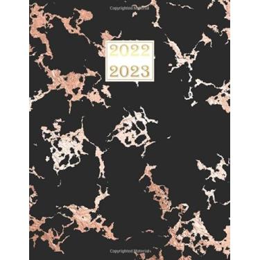 Imagem de 2022-2023 Planner: Achieve Goals & Increase Productivity, Time Management, For Mens, Womens 24 Months, Weekly and Monthly Planner January 2022-December 2023, | Special Gold Marble Cover Edition