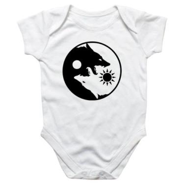 Imagem de Body intantil Yin e Yang Lobos - Alearts, G
