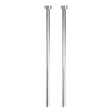 Imagem de HARFINGTON 2 pinos ejetores retos 15/162.6 cm diâmetro 150 mm (6") de comprimento SKD61 perfuradores de ponta redonda perfuradores de aço para fabricação de matrizes manutenção mecânica