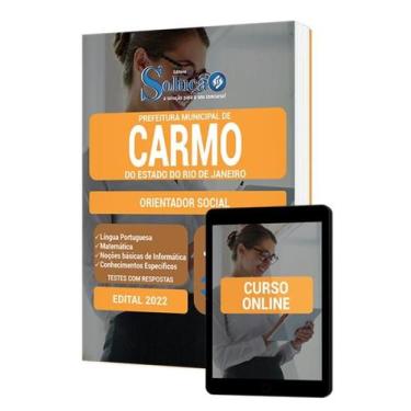 Imagem de Apostila Prefeitura de Carmo - RJ - Orientador Social - Editora Soluçã