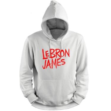 Imagem de Blusa Moletom Capuz Basquete Logo Lebron James Basketball