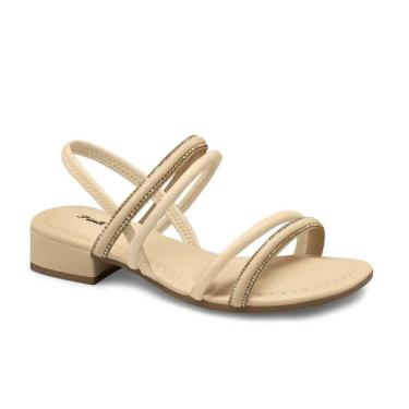 Imagem de Sandália Infantil Menina Pink Cats Saltinho Tiras Trançadas