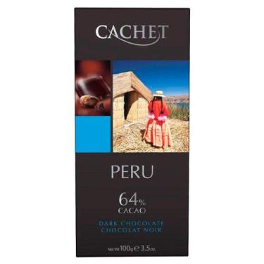 Imagem de Barra de Chocolate 64% Peru Cachet 100g