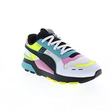 Imagem de PUMA Women's RS Sneaker, Puma White/Puma Black/Mauve/Yellow Alert, 8