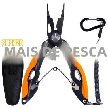 Imagem de Alicate De Pesca Multifuncional De Aço Inoxidável 420, Cortador De Lin