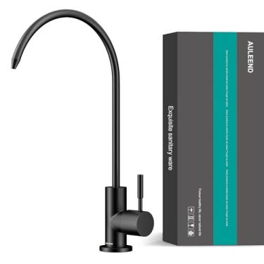 Imagem de Torneira de osmose reversa de latão, sistema de filtro de água da pia, adequado para a maioria dos sistemas de osmose reversa ou filtragem de água, torneira de pia de bar de cozinha (Matte Black)