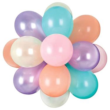 Imagem de Amscan 110852 Lustre de látex preenchido a ar - 13 cm | Sorvete | 27 peças Balão