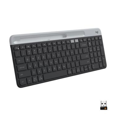 Imagem de Teclado Logitech K585 Slim Wireless Graphite para vários dispositivos