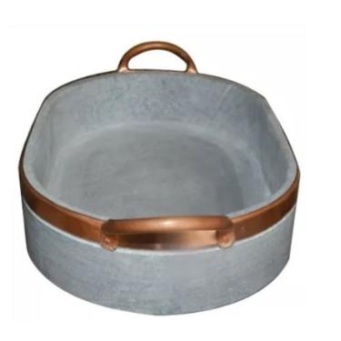 Imagem de Travessa Para lasanha em Pedra sabão 23 x 40 Cm