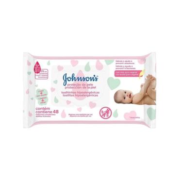 Imagem de Lenço Umedecido Johnsons Baby Proteção Da Pele Pacote c/48
