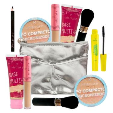 Imagem de Kit Com Lapis De Olho Rímel Base Liquida Corretivo P. Morena