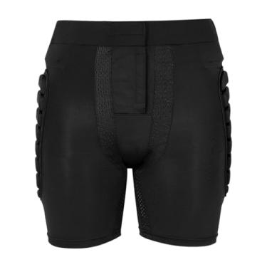 Imagem de UGPLM Proteção do quadril shorts acolchoados Suporte de quadril Protetor de proteção contra engrenagem para snowboard skate quadro de esportes esportivos ao, L Milk Silk