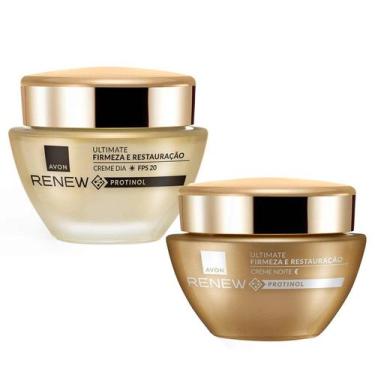 Imagem de Kit Creme Facial Renew Ultimate Dia + Noite Avon 45-55 anos