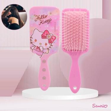 Imagem de Escova de Cabelo Hello Kitty Desembarace Cerdas Macias - Sanrio