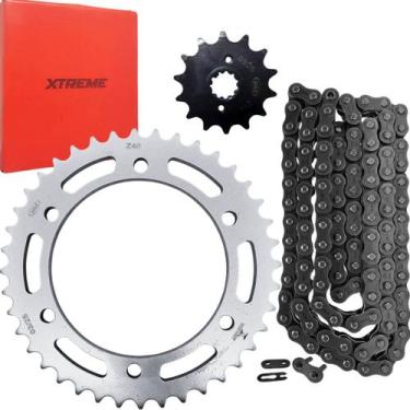 Imagem de Kit Relação Transmissão Honda Xre 300 Sahara (Nova Sahara 300) 2023 Em