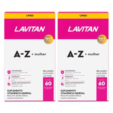 Imagem de Kit 2 und Lavitan Mulher a-z 60 Cpr