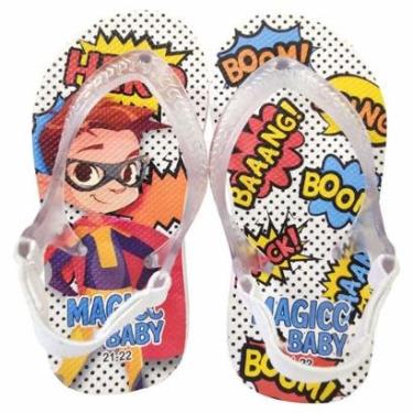 Imagem de Chinelo Bebê Sandália Infantil Herói Meninos Magicc Baby-Masculino