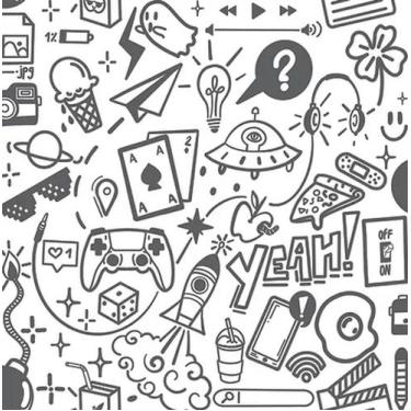 Imagem de Papel De Parede Infantil Sonhos - 4251 - Bobinex