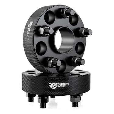 Imagem de Espaçadores de roda 5x4,75 1,5 polegadas - 5 Lug CNC usinado forjado 5x120 espaçadores Hubcentric 38 mm com furo de cubo de 64,1 mm e pinos M14x1,5 apto para Honda Civic Tipo R/Acura ZDX TL - 2 peças