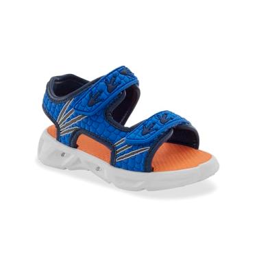 Imagem de Carter's Sandália Tanis Iluminada Unissex Infantil, Azul, 9 Toddler