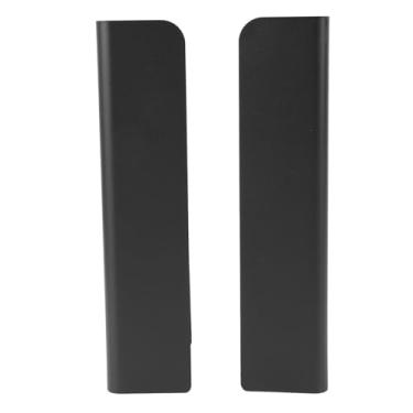 Imagem de Caixa de Aço Montada na Parede de Tecido Magnético Ajustável Caixa de Multifuncional Com Toalha de Com Armazenamento para Cozinha, Geladeira (BLACK)