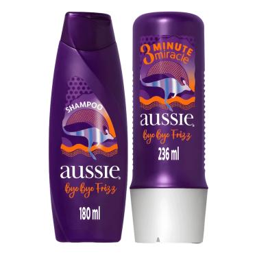 Imagem de Aussie Kit Bye Bye Frizz - Shampoo 180ml + Condicionador 236ml