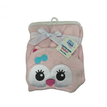 Imagem de Manta Bebê Com Capuz 75X90 Flannel Com Aplique E Bordado