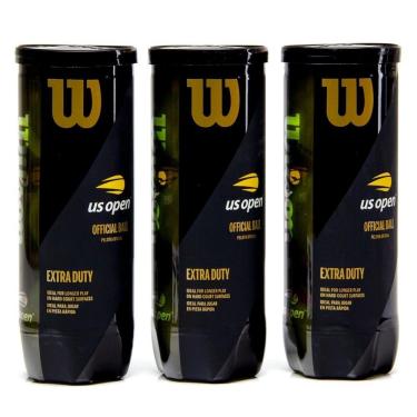 Imagem de Bola De Tênis Wilson Us Open Extra Duty Pack Com 03 Tubos